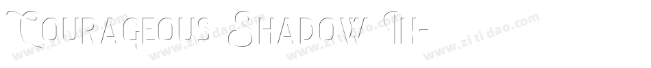 Courageous Shadow In字体转换